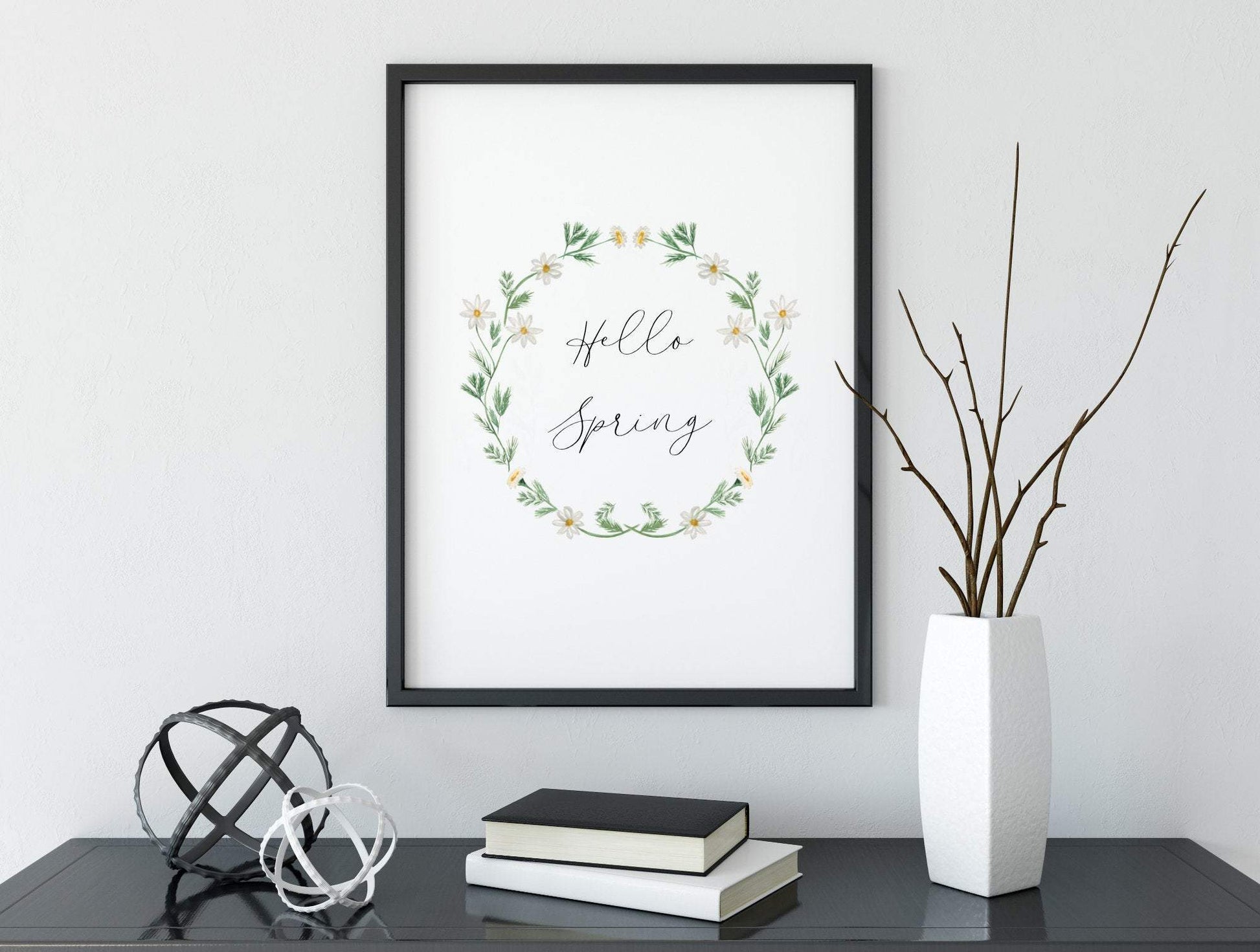 Spring flowers art print - Dolly and Fred Designs