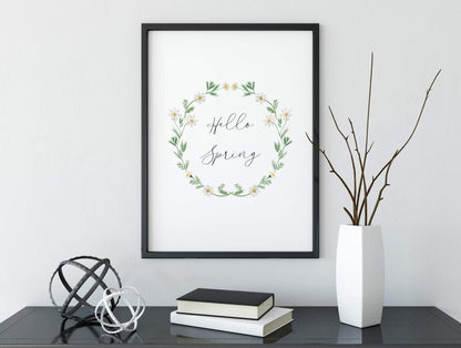 Spring flowers art print - Dolly and Fred Designs
