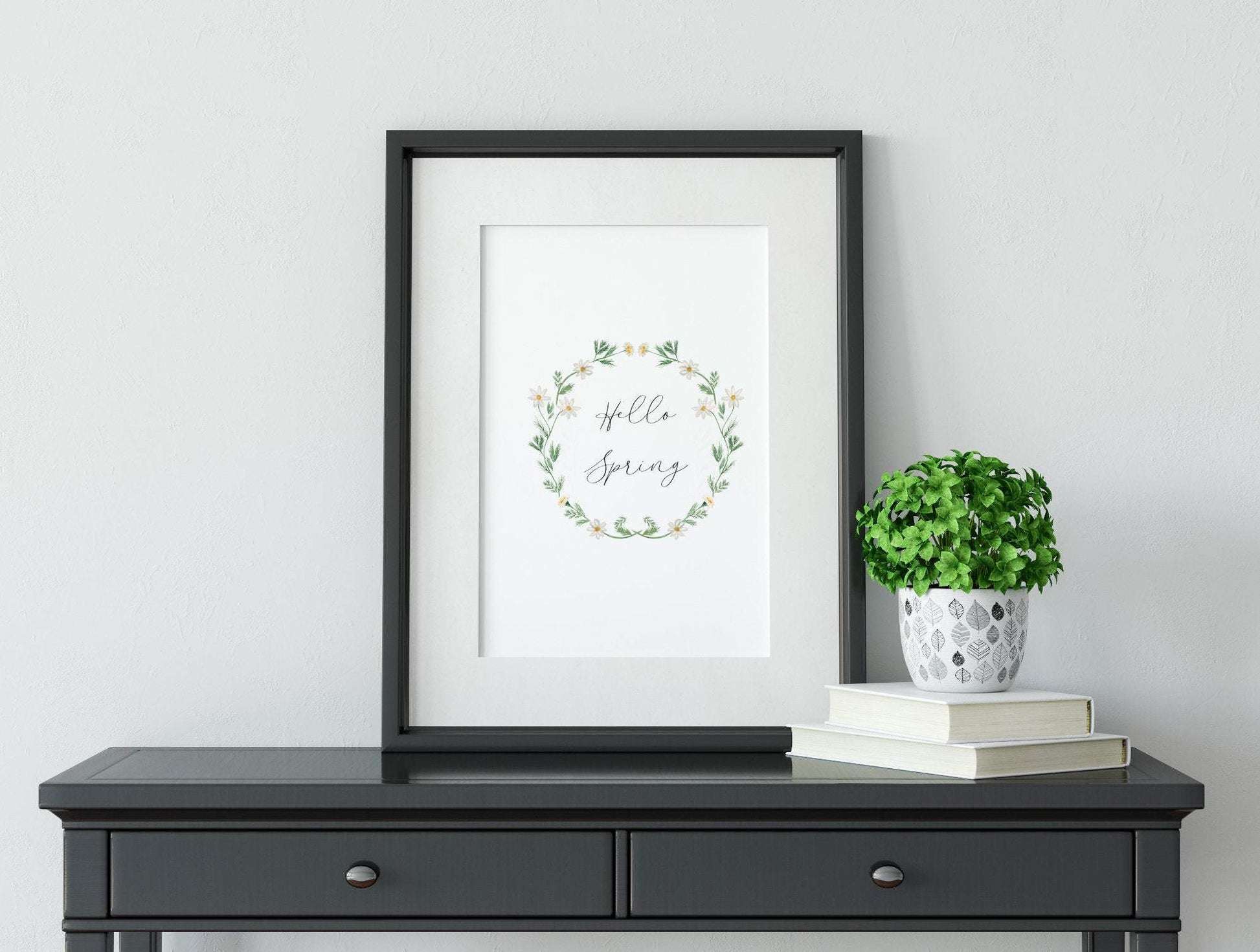 Spring flowers art print - Dolly and Fred Designs